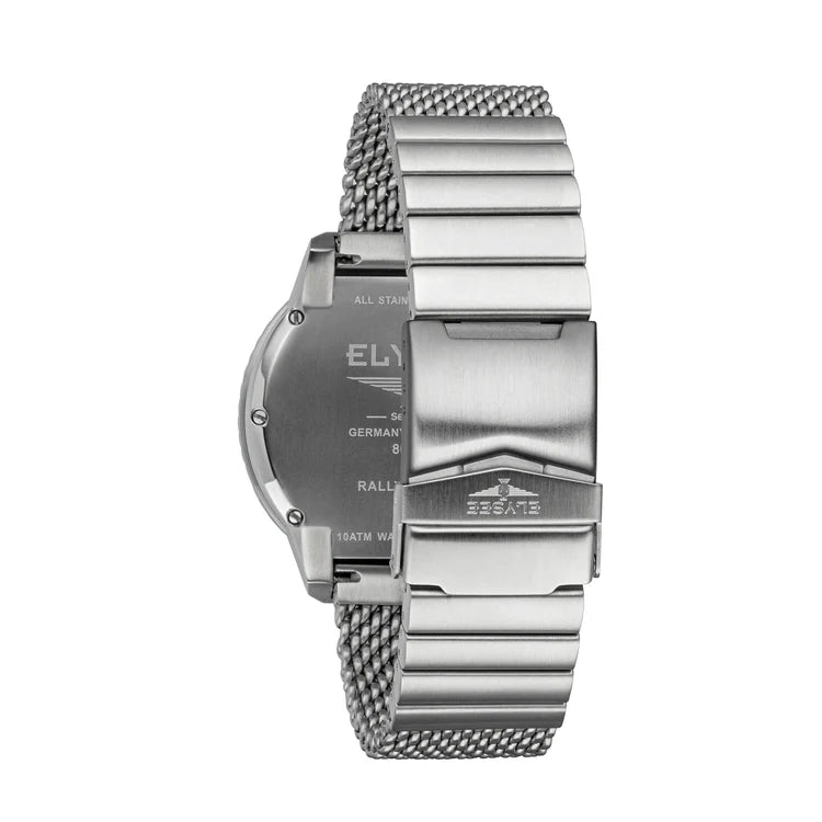 Elysee Rally Timer I - 80535 sapphire coated , 44mm , quartz , STAINLESS STEE