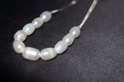 Oceana – Armband i Äkta Silver med Sötvattenpärlor 5,5g