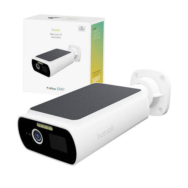 Hombli Smart Solar Cam 2K Svart - Helt Ny