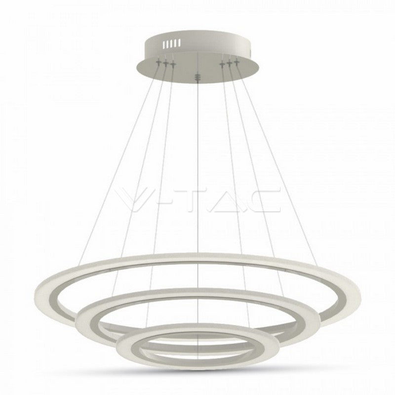 V-TAC 70W Soft Light Chandelier Slim 3 Step Dimmable Warm White