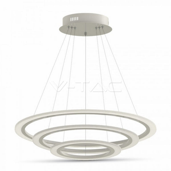 V-TAC 70W Soft Light Chandelier Slim 3 Step Dimmable Warm White
