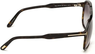 Tom Ford FT0753 52K Dark Havana FT0753 Pilot Sunglasses Lens