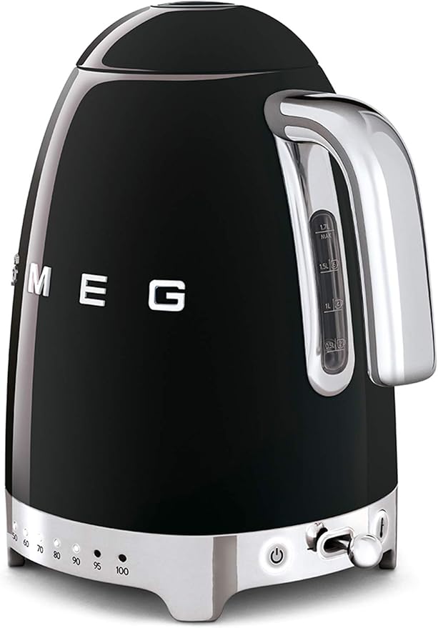 Smeg Retro 50 s Style vattenkokare KLF04BLEU (svart)