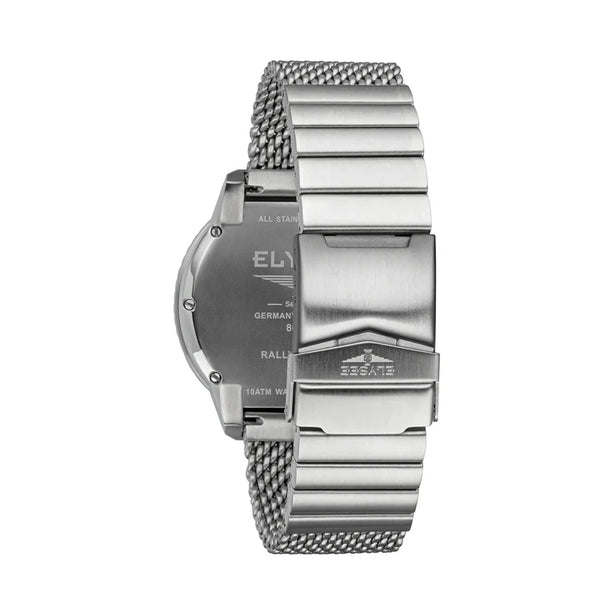 Elysee Rally Timer I - 80535 sapphire coated , 44mm , quartz , STAINLESS STEE