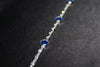 Blue Grace Elegant Armband i Äkta Silver med Blå Naturliga Stenar