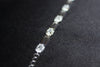 Aurora – Elegant Silverarmband med Rektangulära Glittrande Stenar – 8,18g