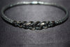 Silver Edge – Flätat Armband i Oxiderat 925 Silver - Vikt: 10,50g