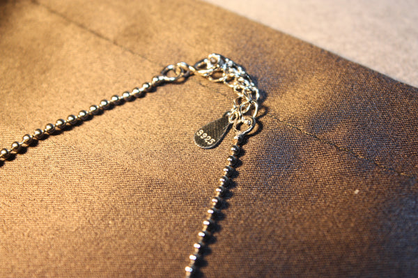Celeste Sparkling Necklace - Elegant 925 Silverhalsband med Klara Stenar – 5,10g