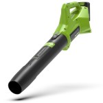 Batteridriven lövblås Greenworks G24ABK2; 24 V; 1x2,0 Ah batt.