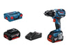 Bosch GSR Professional 18V-60 C - Borr/drivare - sladdlös 13 mm - 60 N·m - 2 batterier - 18 V