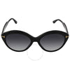 Tom Ford Maxine Smoke Oval Ladies Sunglasses FT0763 01A 56